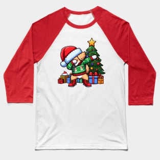 Pawsome Dabbing: Dog in Christmas Pajamas T-Shirt Baseball T-Shirt